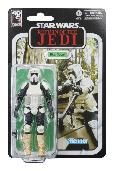 Star Wars Hasbro The Black Series Biker Scout 40th Anniversary