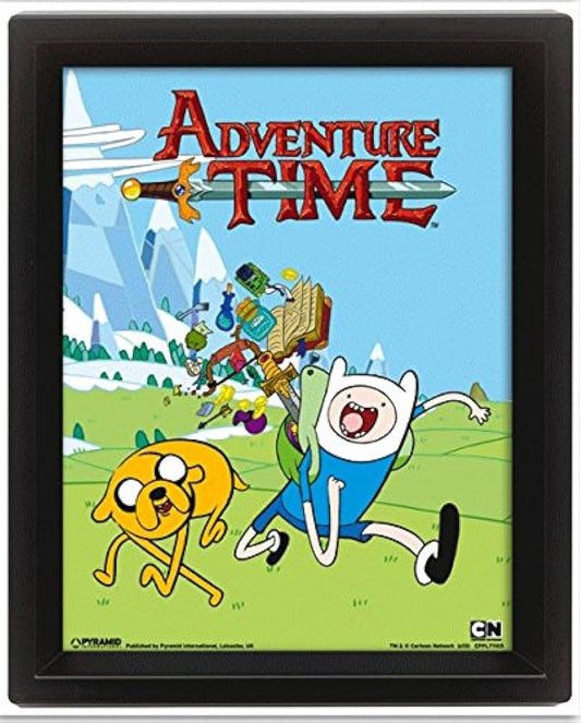 Adventure Time 10x8 Framed 3D Lenticular picture