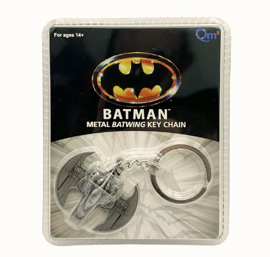 Batman 89 Batwing metal keychain