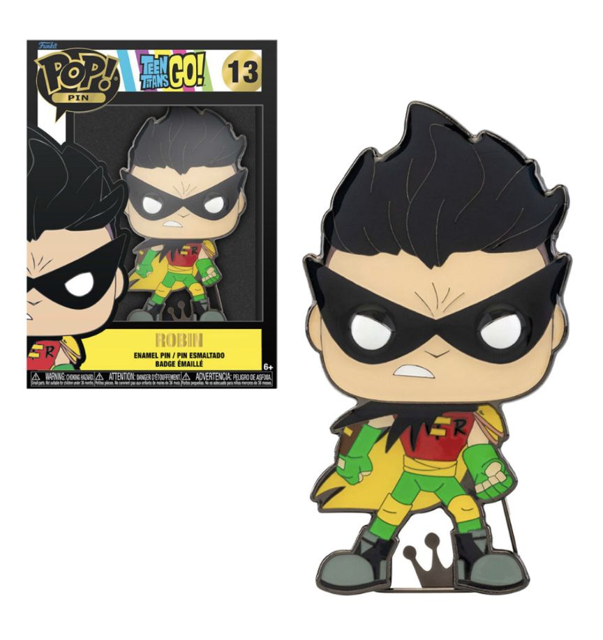 Funko Pop Pin Robin Collectable 4" Enamel Pin