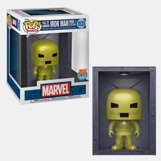 Funko Pop Deluxe Hall of Armour: Iron Man Model 1 Golden Armor