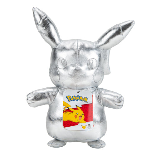 Pokemon- 25th Celebration - 8 Inch Silver Plush