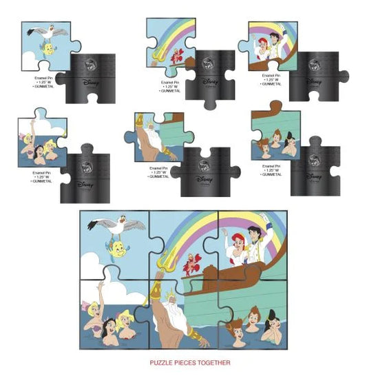 Pop! Pins - Blind Box Pins - Disney - Little Mermaid Puzzle